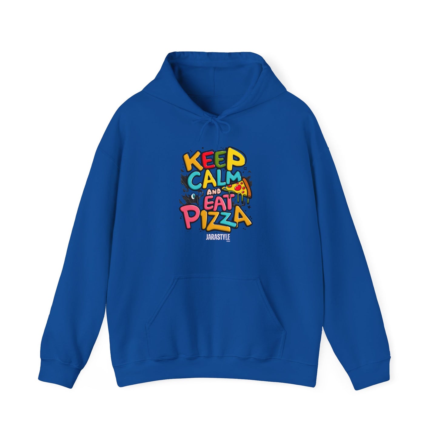 Keep Calm and Eat Pizza Hoodie | Jarastyle Comfort Collection