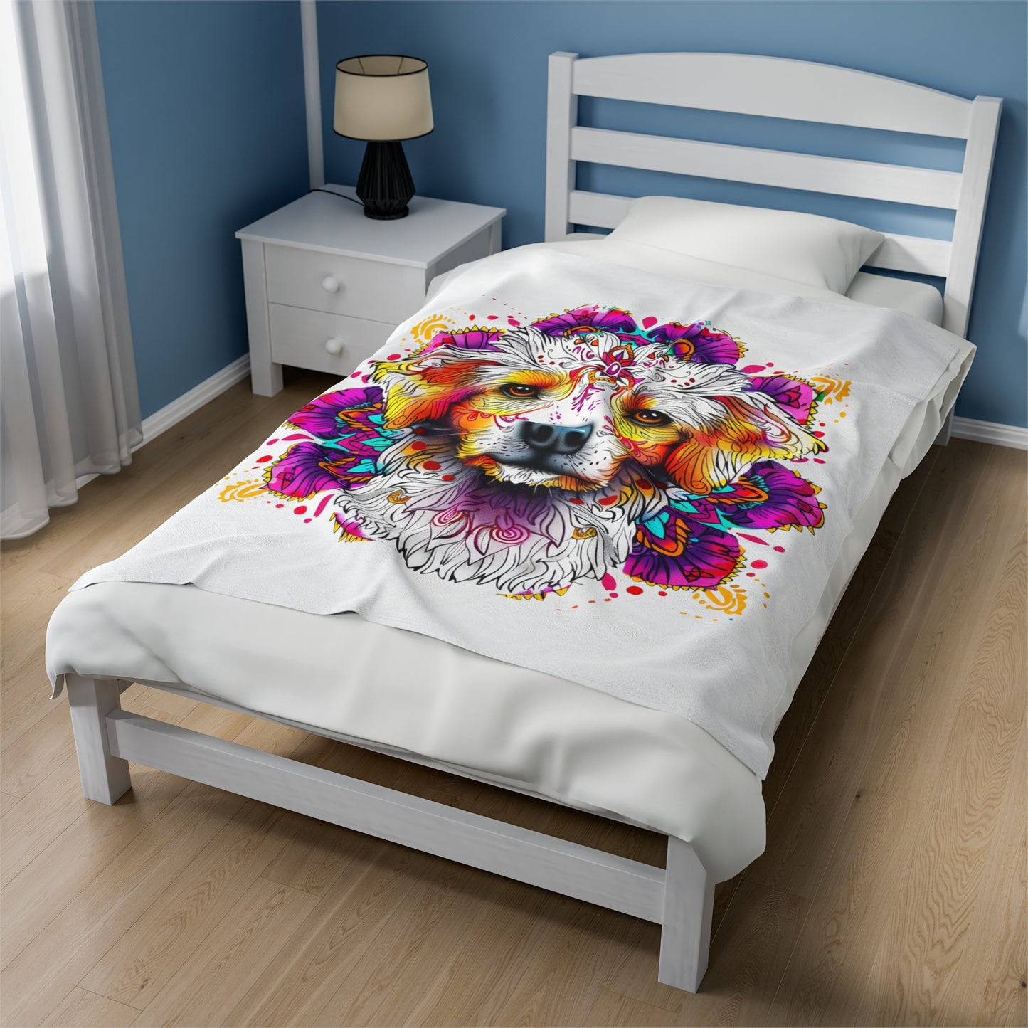 Mantra Dog Blanket: Cozy Comfort & Canine Wisdom | Jarastyle Pet Collection"