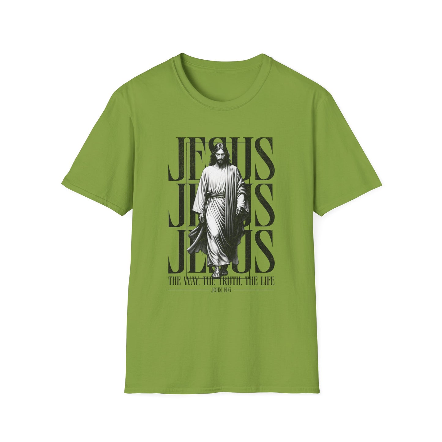 Inspirational Graphic T-Shirt for Faith and Family, Jesus Tee, Family Reunion Apparel, Religious Gift, Everyday Wear
