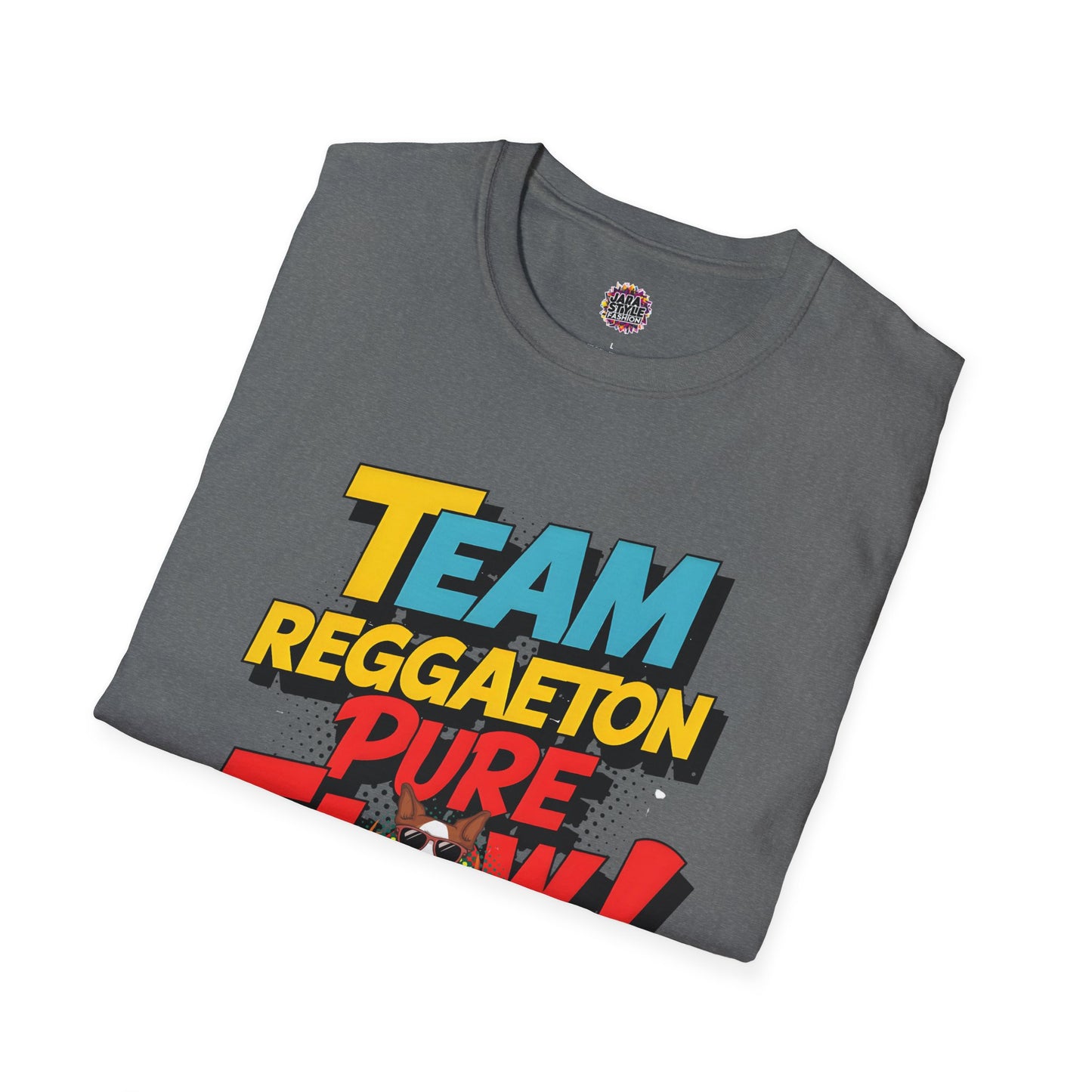 Team Reggaeton Pure Flow Tee: Feel the Beat | Jarastyle Music Collection
