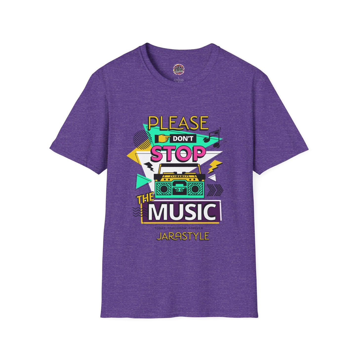 Please Don't Stop the Music Tee: Endless Beats | Jarastyle Rhythm Collection