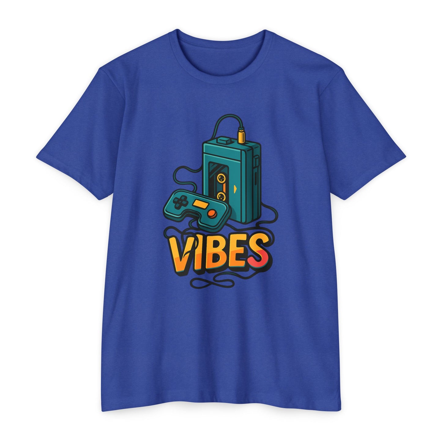 Vibes Gaming T-Shirt, Unisex Casual Tee, Gamer Apparel, Family Shirt, Gift for Gamers, Retro Vibe Shirt