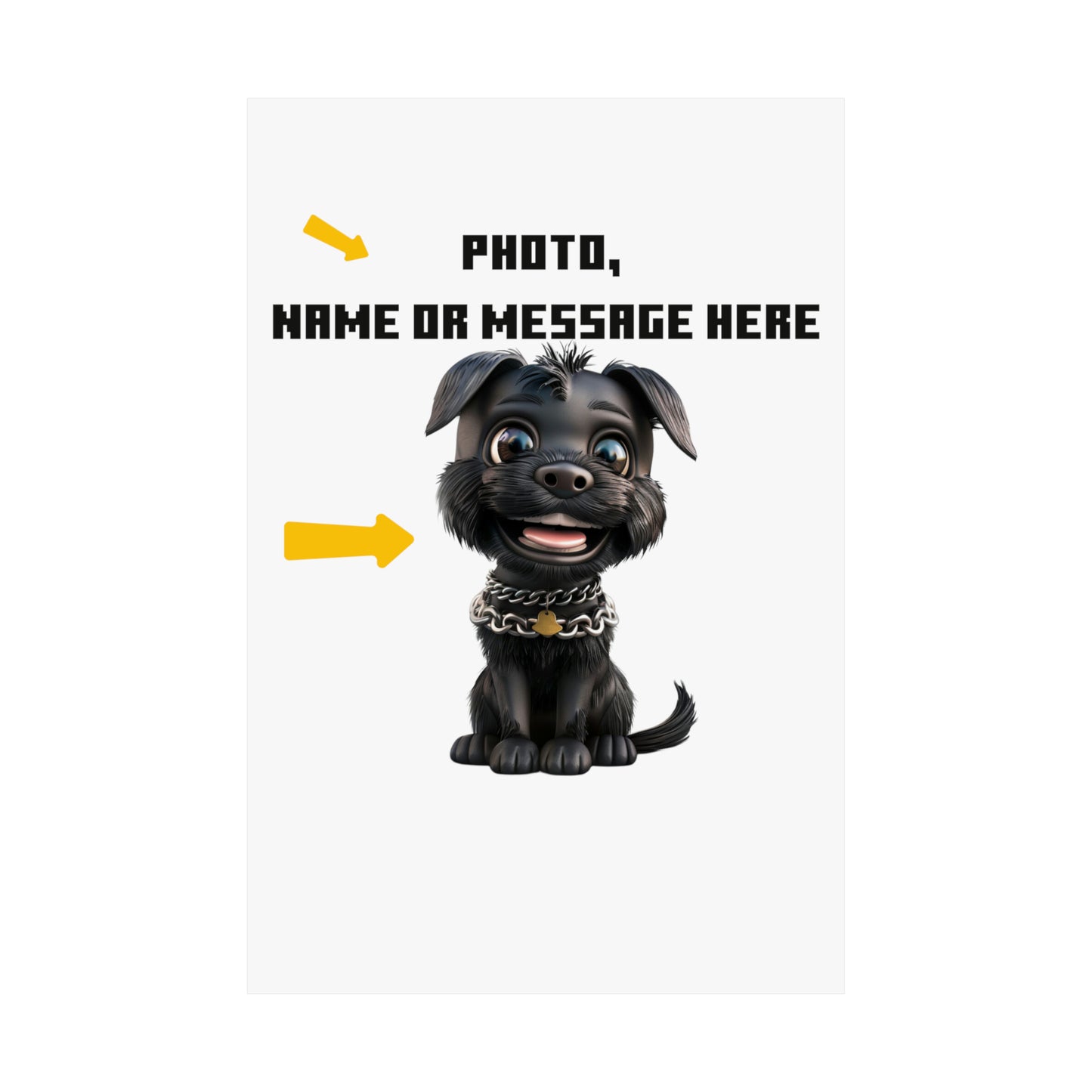 Create Your Masterpiece Poster: Custom Photo, Name, & Message | Jarastyle Personalized Gifts