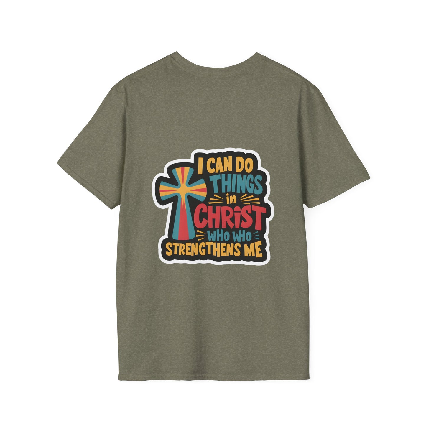 Faith Strength Tee: 'I Can Do All Things Through Christ' | Jarastyle Collection