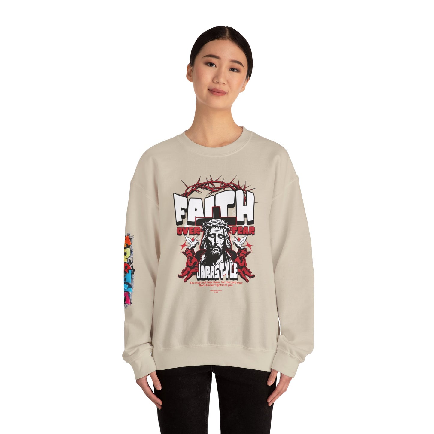 Faith in Jesus Sweatshirt: Warmth & Devotion | Jarastyle Divine Collection