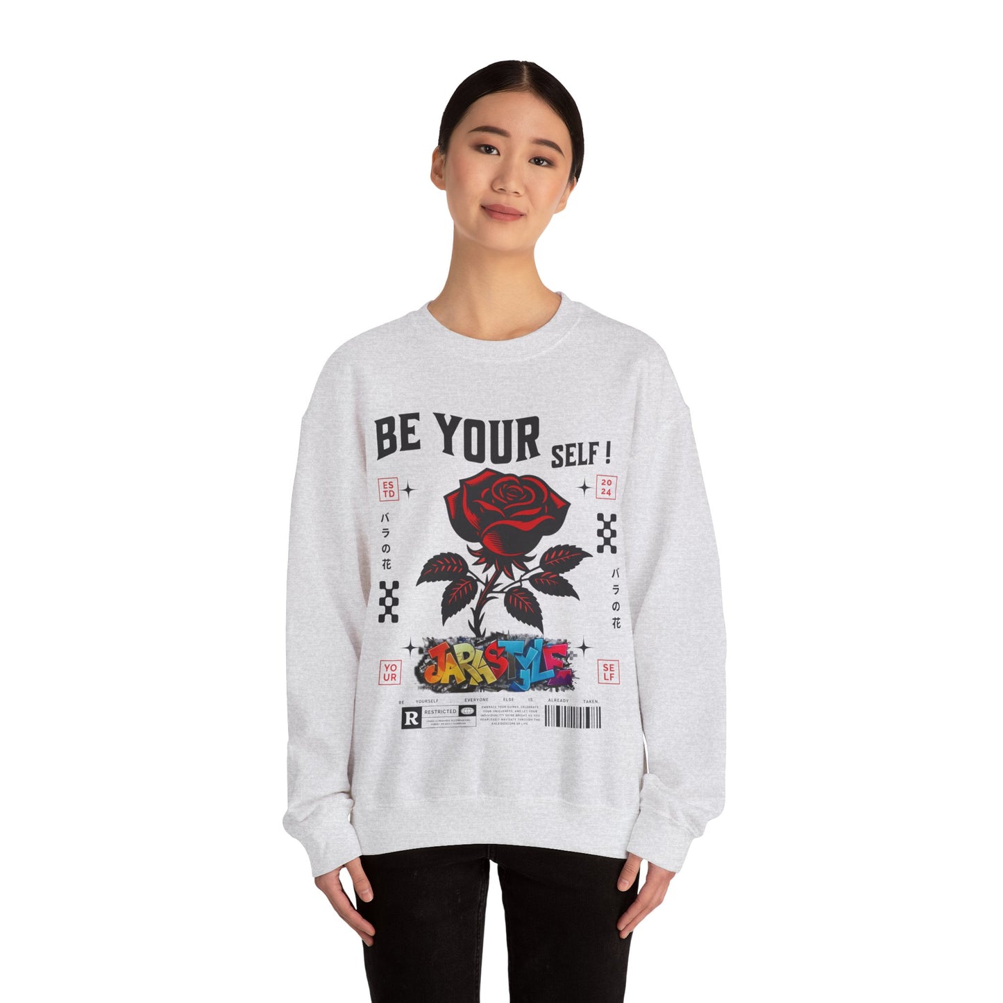 Be Yourself Sweatshirt: Authenticity in Style | Jarastyle Empowerment Collection