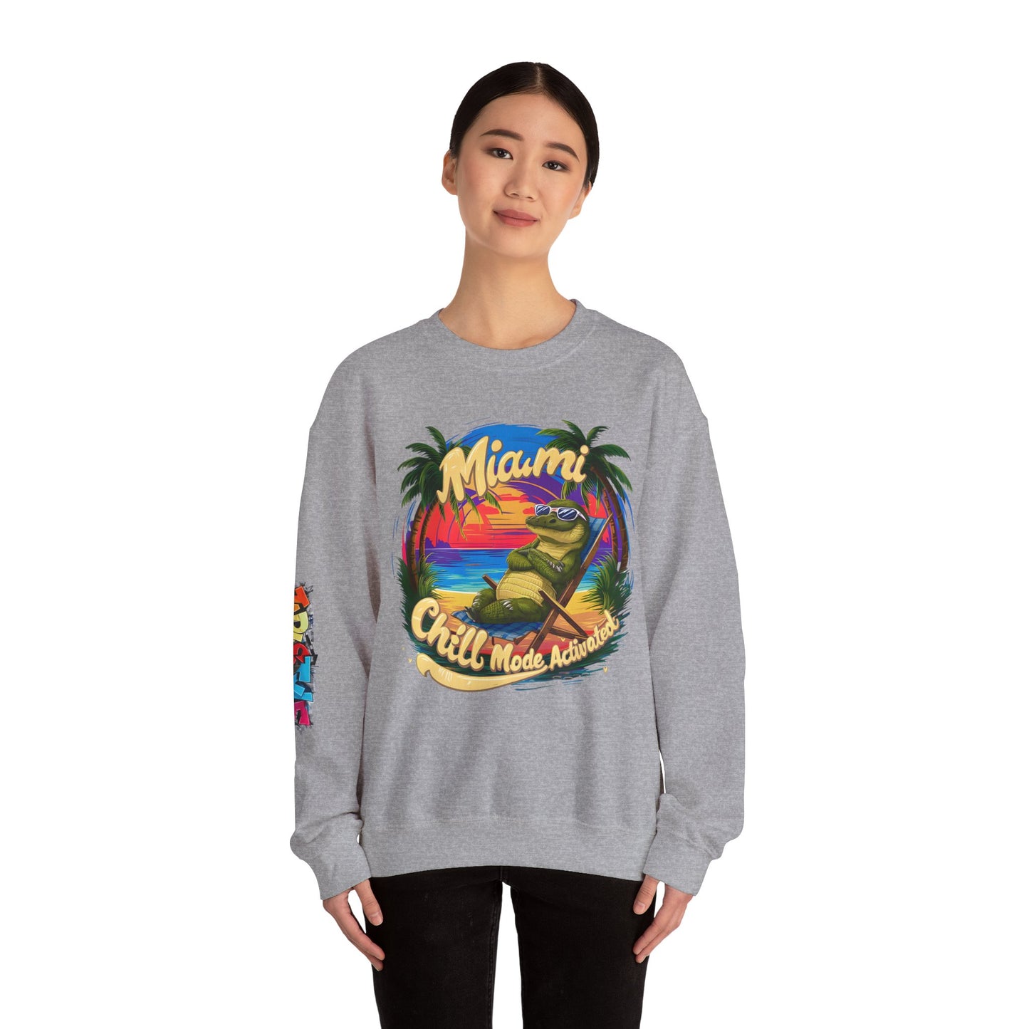 Miami Chilli Mode Activated Sweatshirt: Embrace the Vibes | Jarastyle Relax Collection