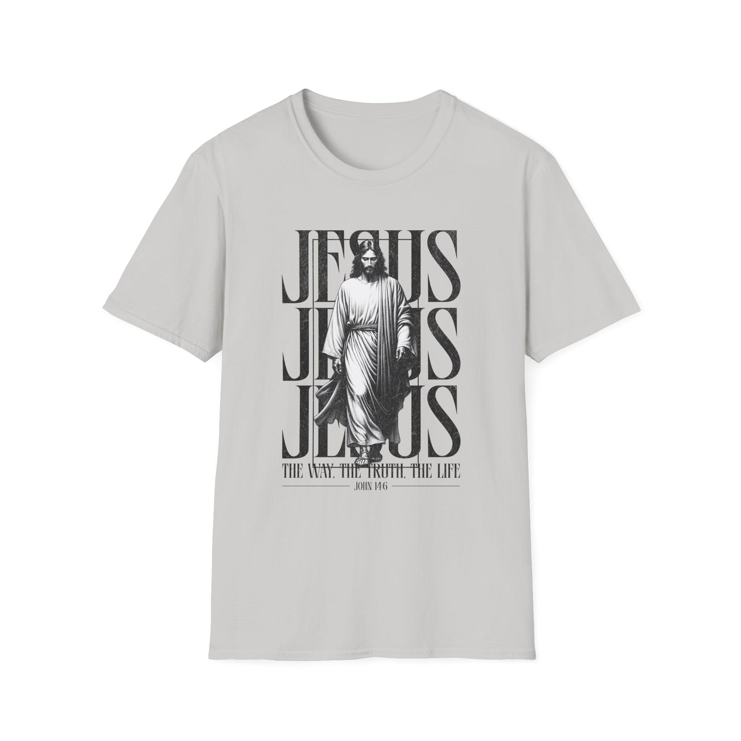 Inspirational Graphic T-Shirt for Faith and Family, Jesus Tee, Family Reunion Apparel, Religious Gift, Everyday Wear