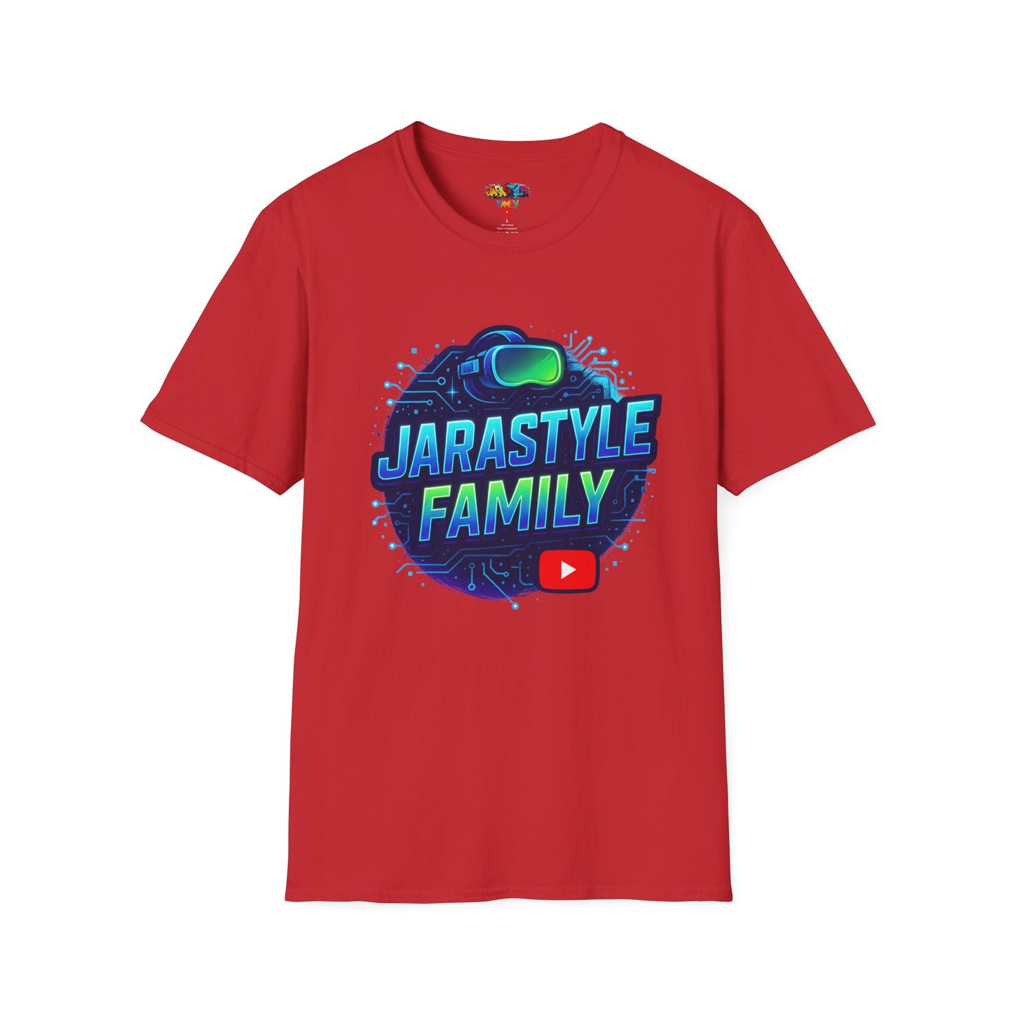 Gaming Family Unisex Softstyle T-Shirt, Casual Tee, Geeky Gift, Family Reunion, YouTube Fan Shirt, Holiday Gift