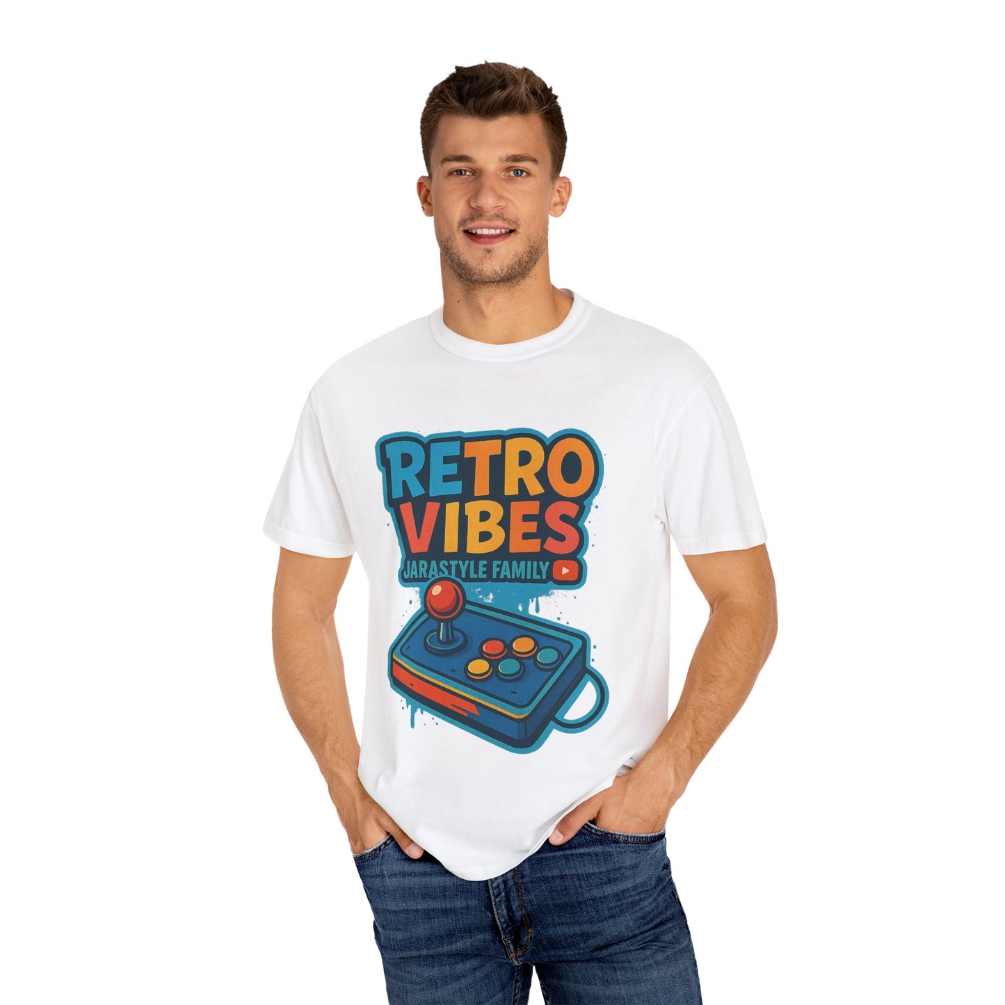 Retro Vibes Unisex T-Shirt | Gamer Apparel, Gift for Gamers, Casual Wear, YouTube Channel Merchandise, Vintage Gaming Tee