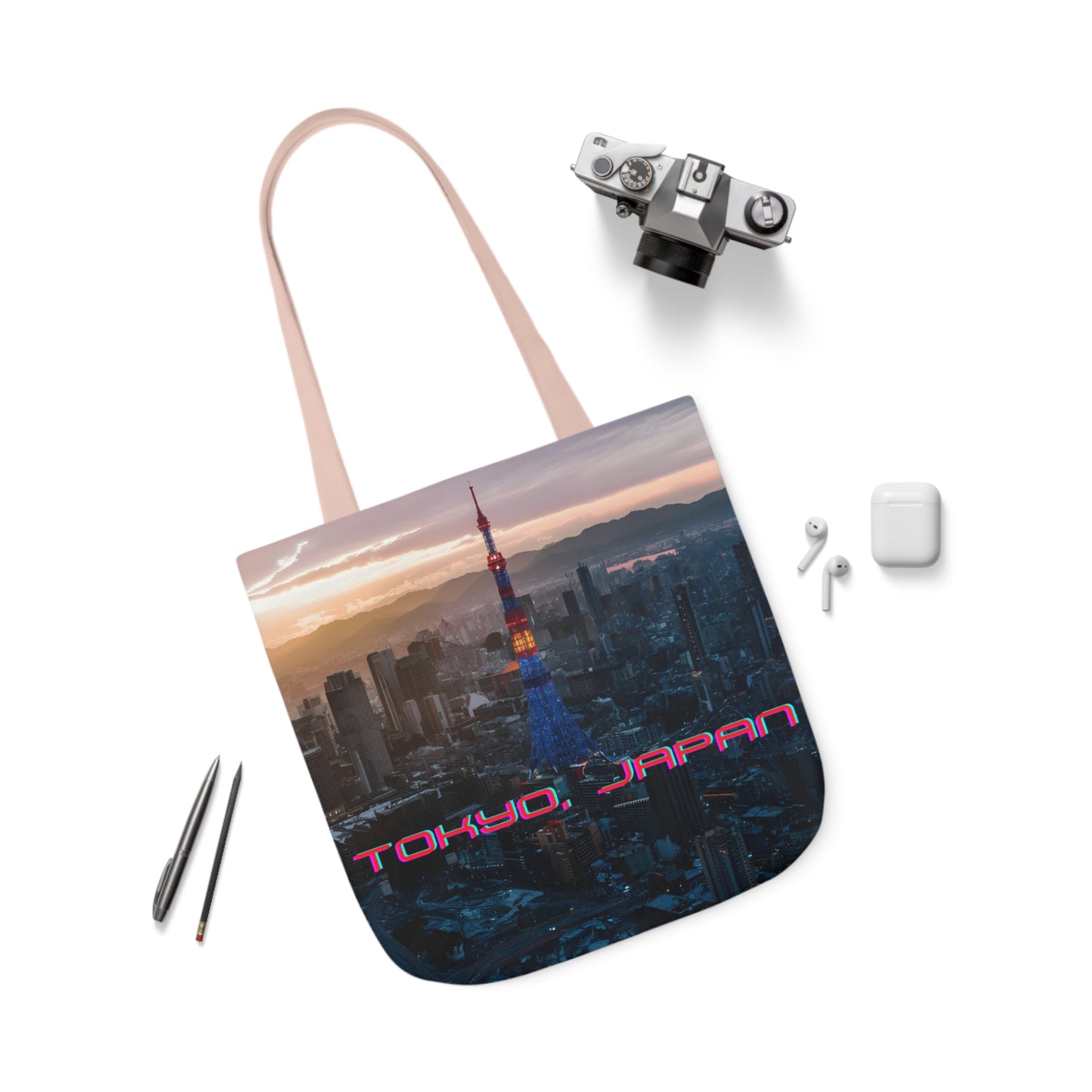Tokyo Dreams Tote Bag: Carry the Heart of Japan | Jarastyle Travel Collection