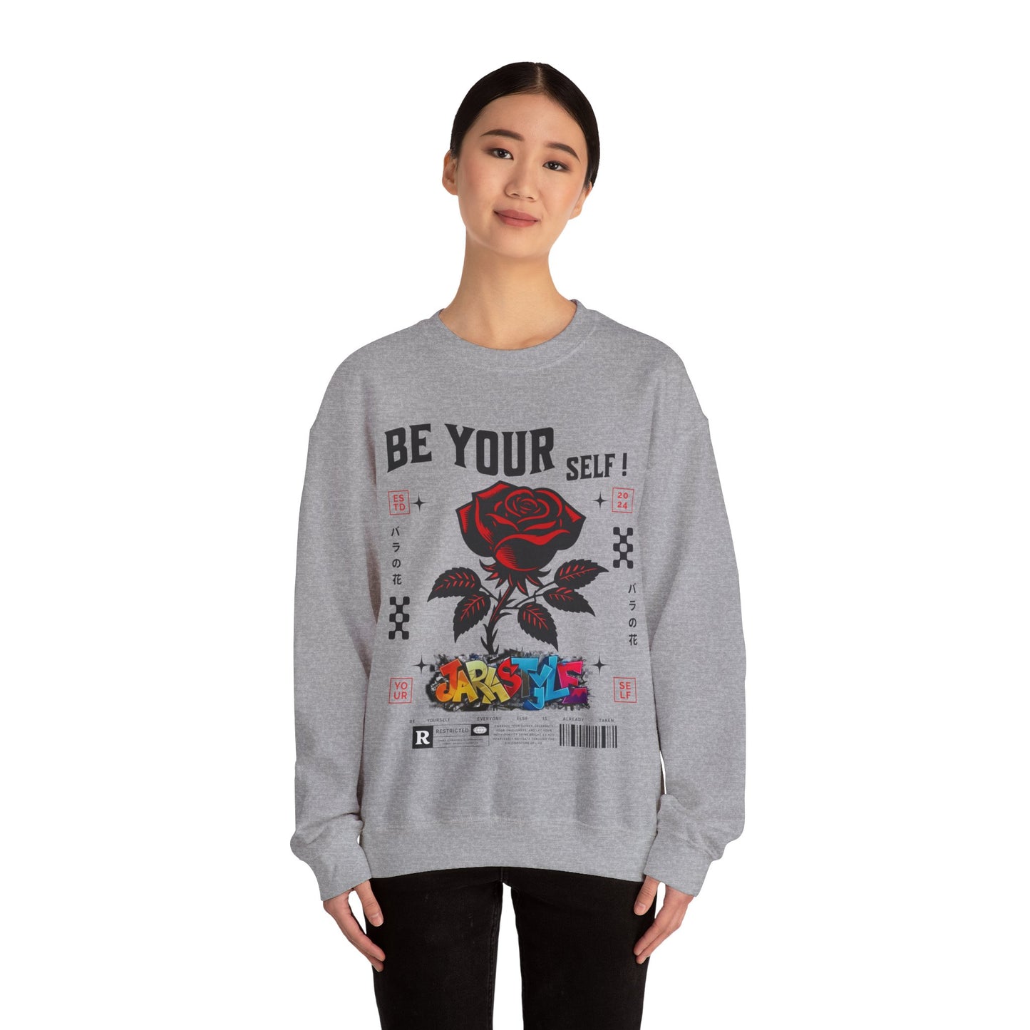 Be Yourself Sweatshirt: Authenticity in Style | Jarastyle Empowerment Collection
