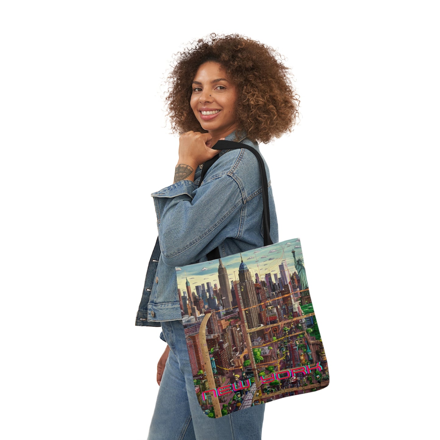 New York Vibes Tote Bag: Carry the City's Heart | Jarastyle Urban Collection