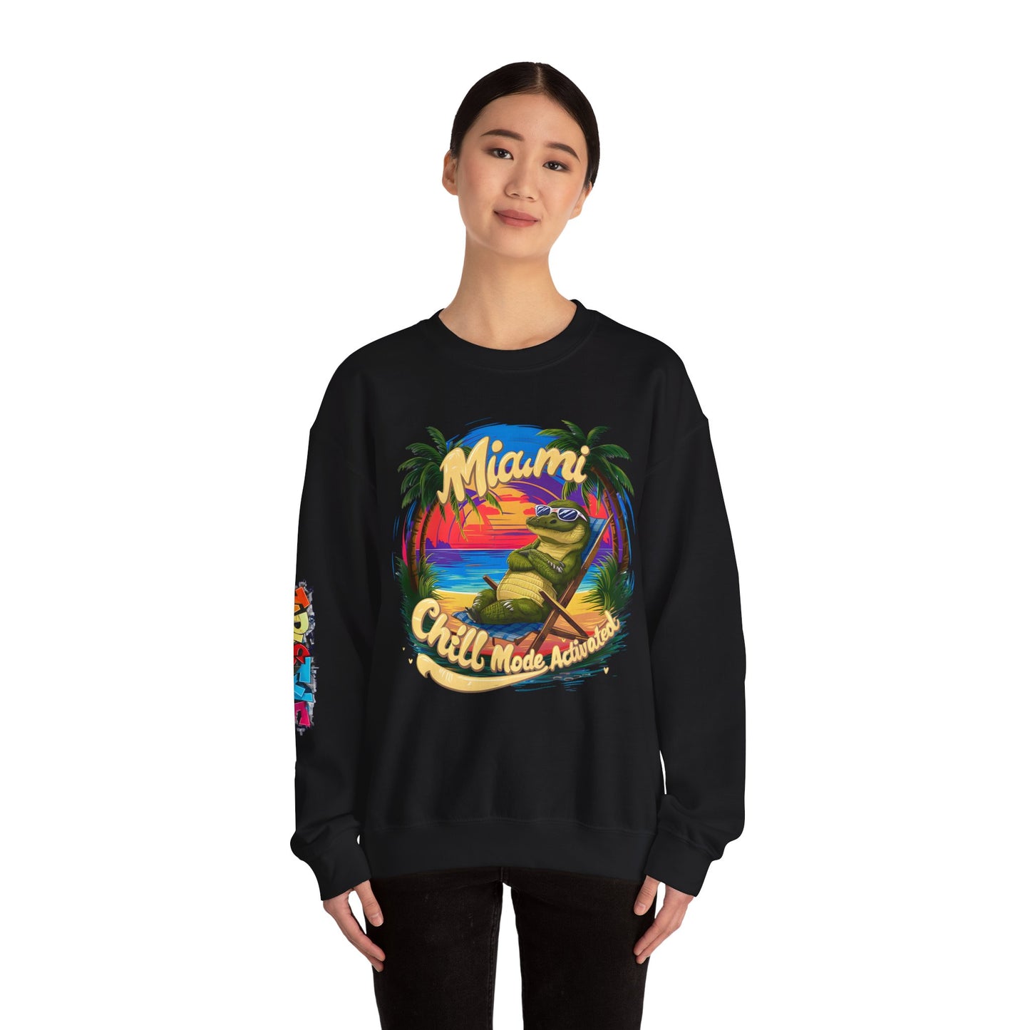 Miami Chilli Mode Activated Sweatshirt: Embrace the Vibes | Jarastyle Relax Collection