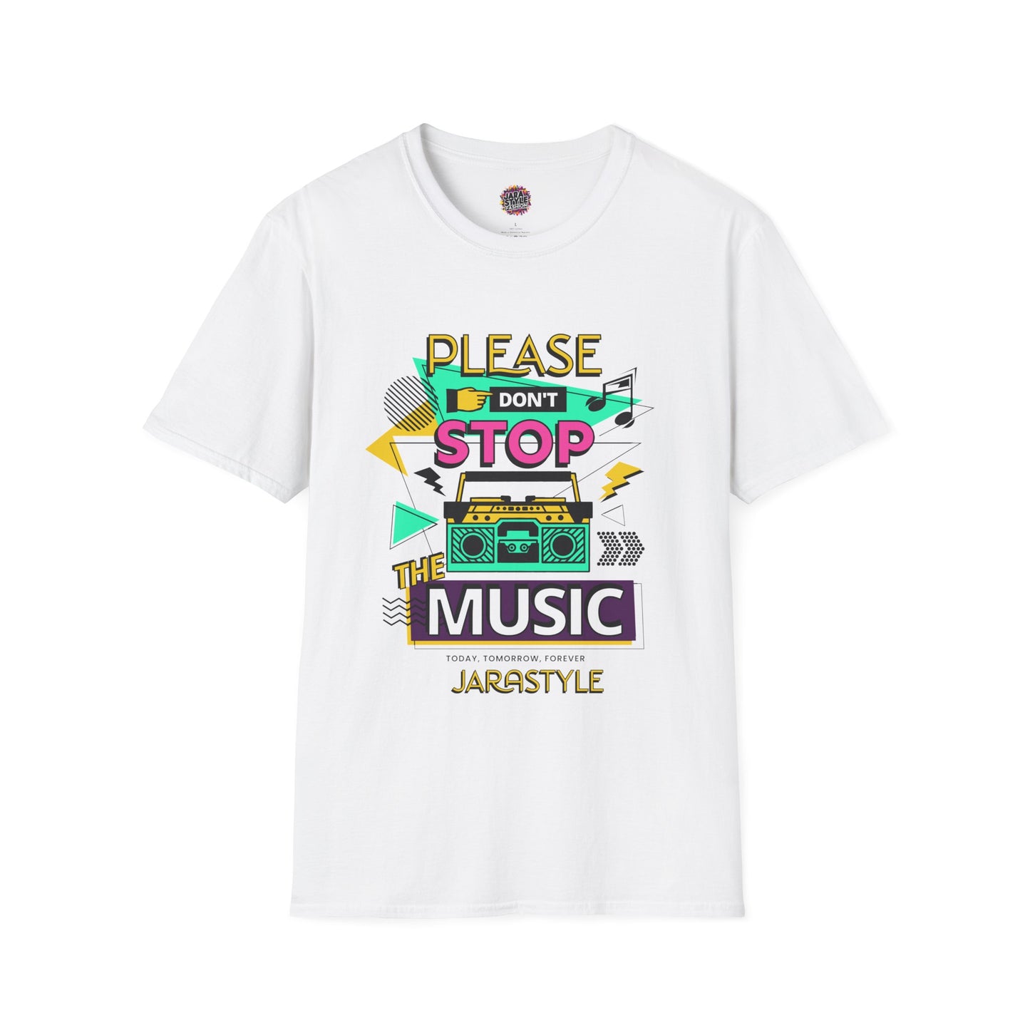 Please Don't Stop the Music Tee: Endless Beats | Jarastyle Rhythm Collection