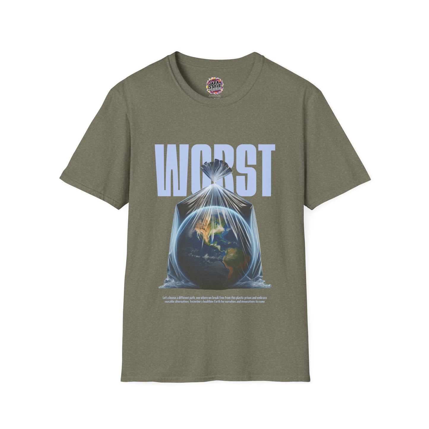 Planet in Peril Tee: A Call for Action | Jarastyle Eco Awareness Line
