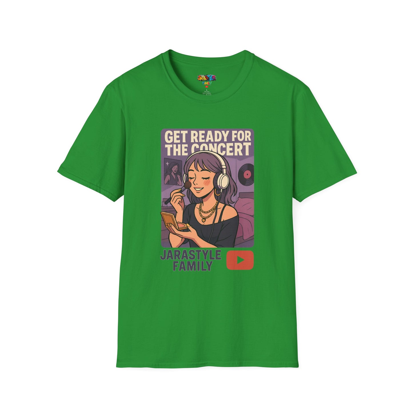 Get Ready for the Concert Unisex Softstyle T-Shirt, Music Lover Tee, Concert Attendee Shirt, Gift for Musicians, Unique Graphic Tee