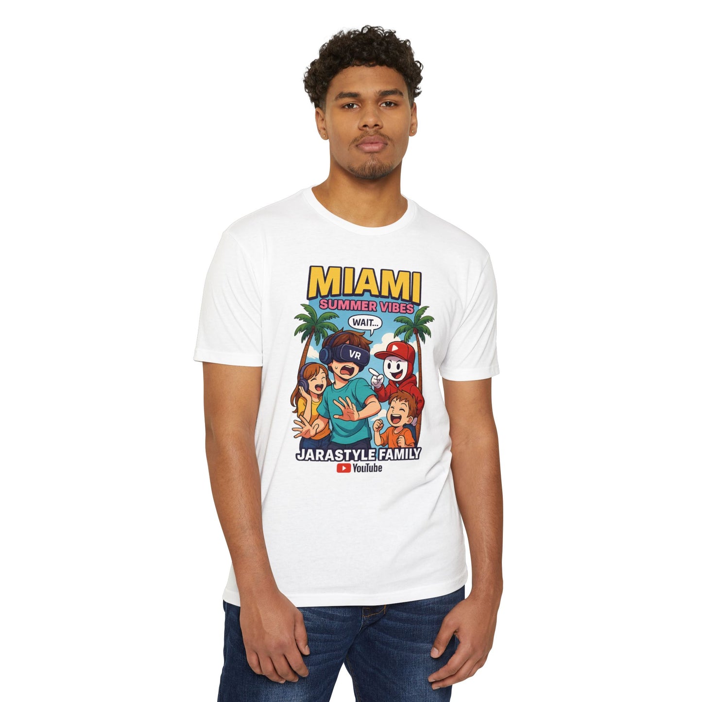 Miami Summer Vibes T-Shirt, Family Fun Tee, Unisex Graphic Shirt, Vacation Outfit, YouTube Merch, Casual Summer Wear