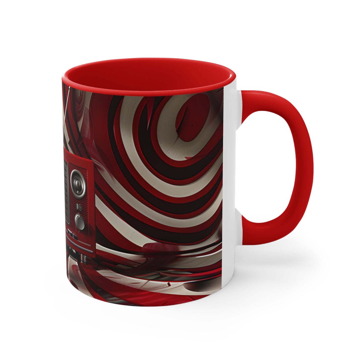 3D Radio Mug: Tune Into Style | Jarastyle Retro Tech Collection