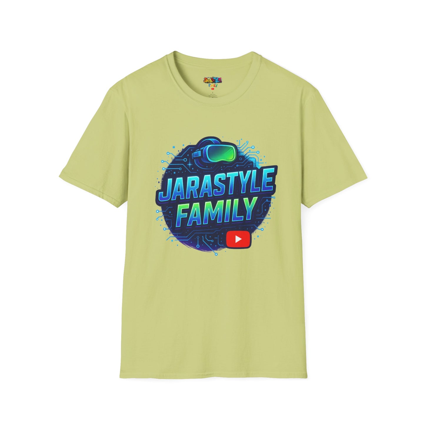 Gaming Family Unisex Softstyle T-Shirt, Casual Tee, Geeky Gift, Family Reunion, YouTube Fan Shirt, Holiday Gift