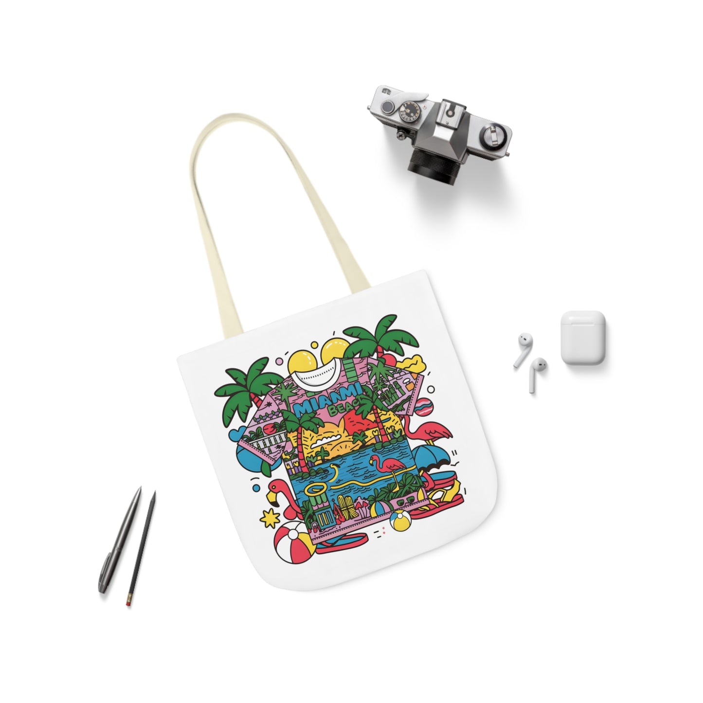 Miami Beach Vibes Tote: Sunshine & Style on the Go | Jarastyle Coastal Collection