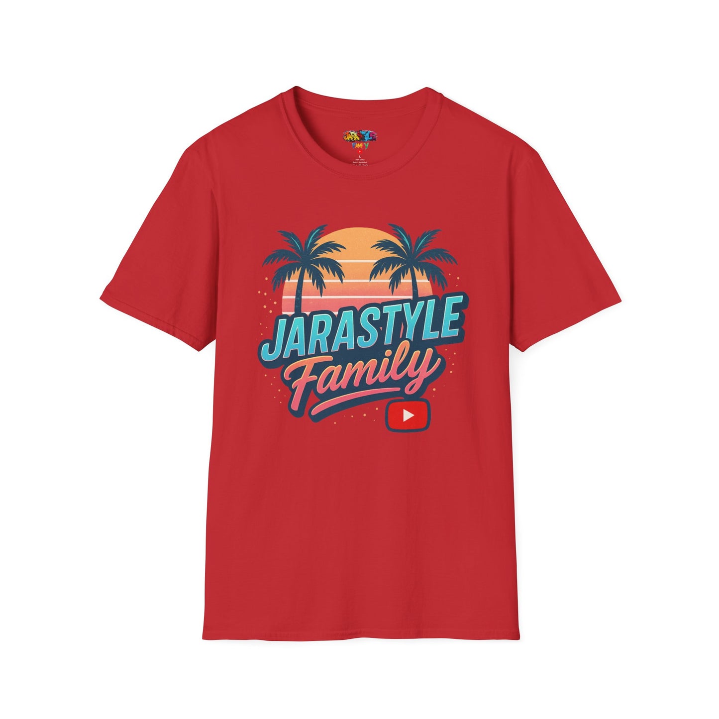 JARASTYLE Family T-Shirt - Unisex Softstyle Tee, Summer Vibes Shirt, Family Reunion Gift, Travel Clothing, YouTube Merchandise