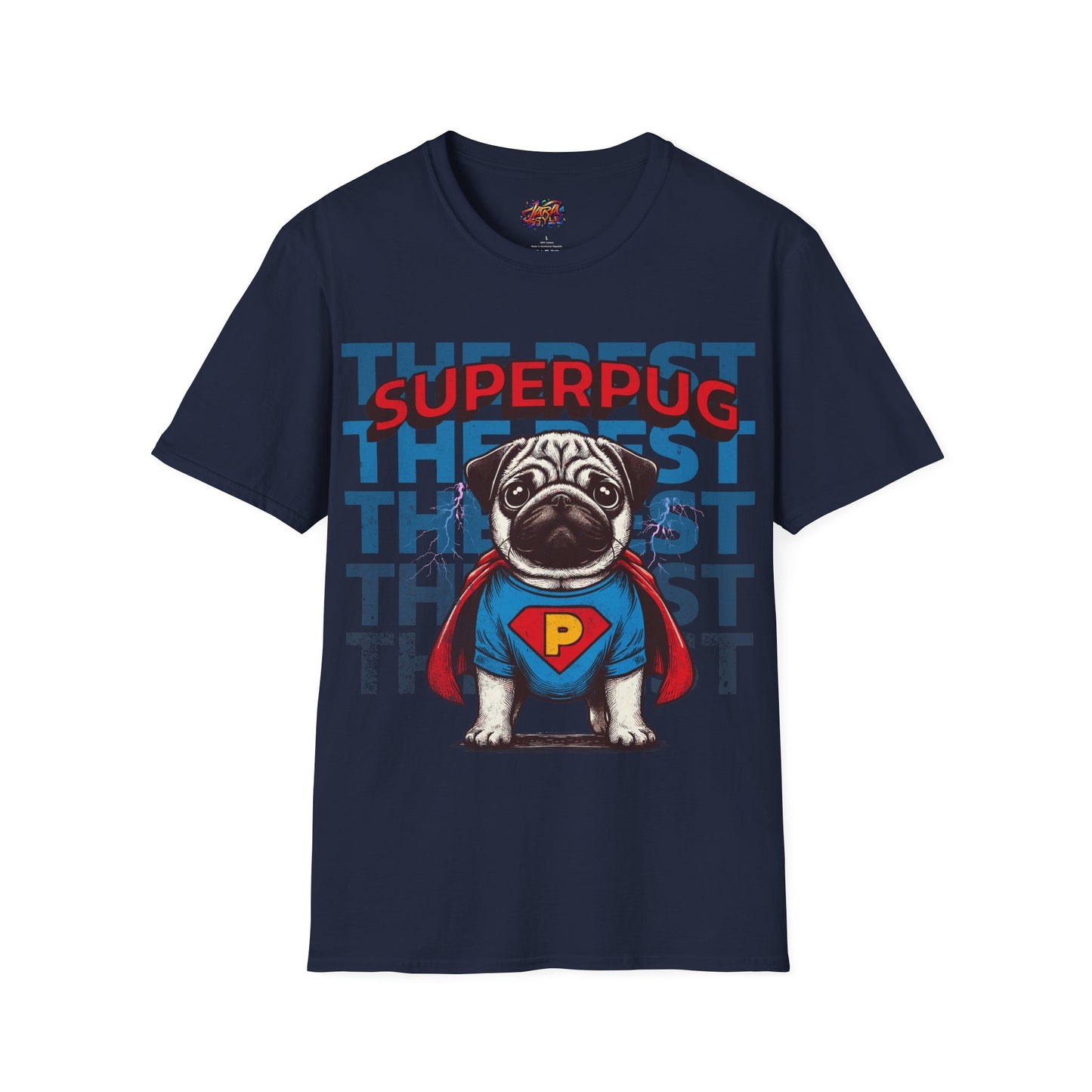 SuperPug Tee: Unleash Your Inner Hero | Jarastyle Collection