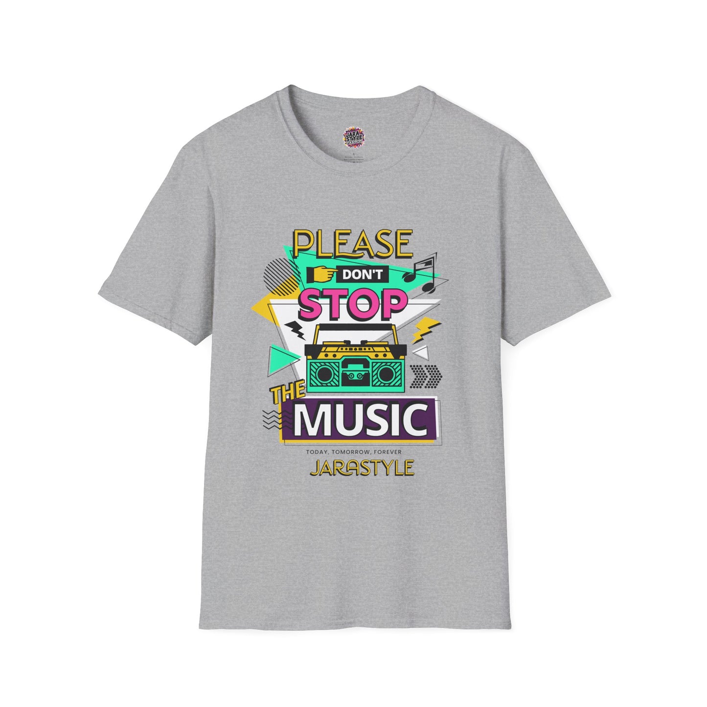 Please Don't Stop the Music Tee: Endless Beats | Jarastyle Rhythm Collection