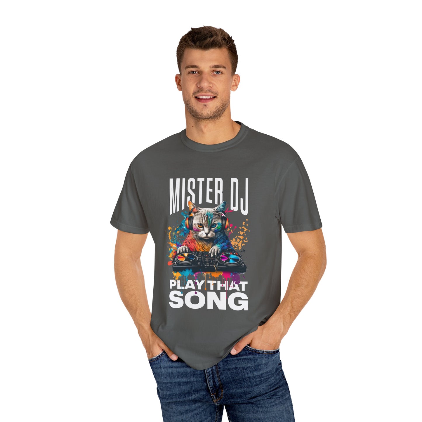 Mister DJ Play That Song Tee: Soundtrack of the Night | Jarastyle Music Lovers Collection