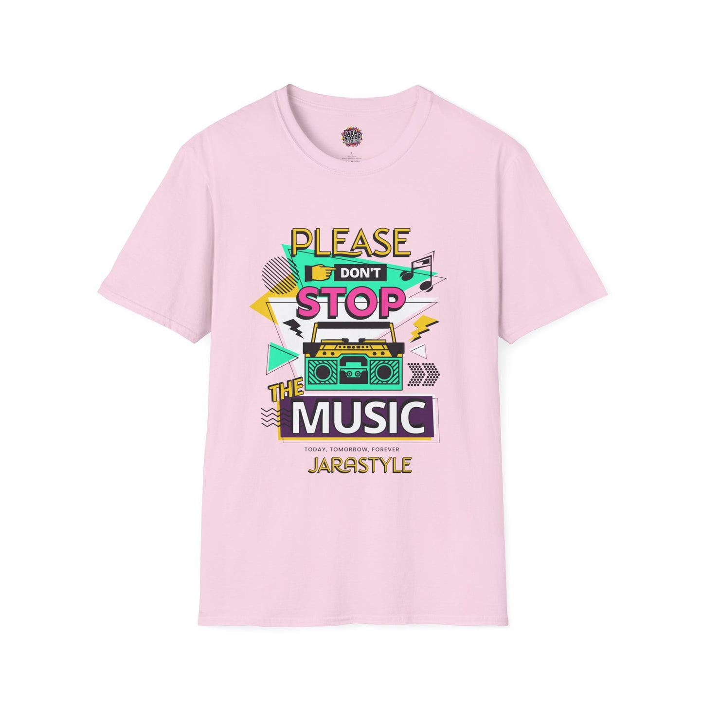 Please Don't Stop the Music Tee: Endless Beats | Jarastyle Rhythm Collection