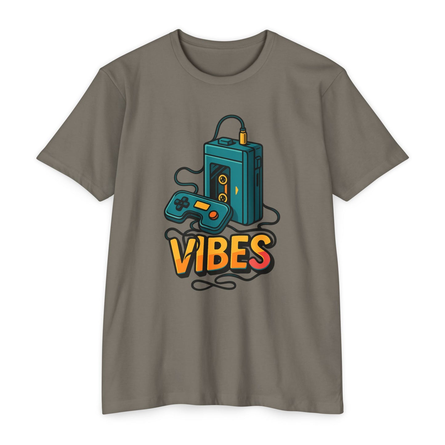 Vibes Gaming T-Shirt, Unisex Casual Tee, Gamer Apparel, Family Shirt, Gift for Gamers, Retro Vibe Shirt