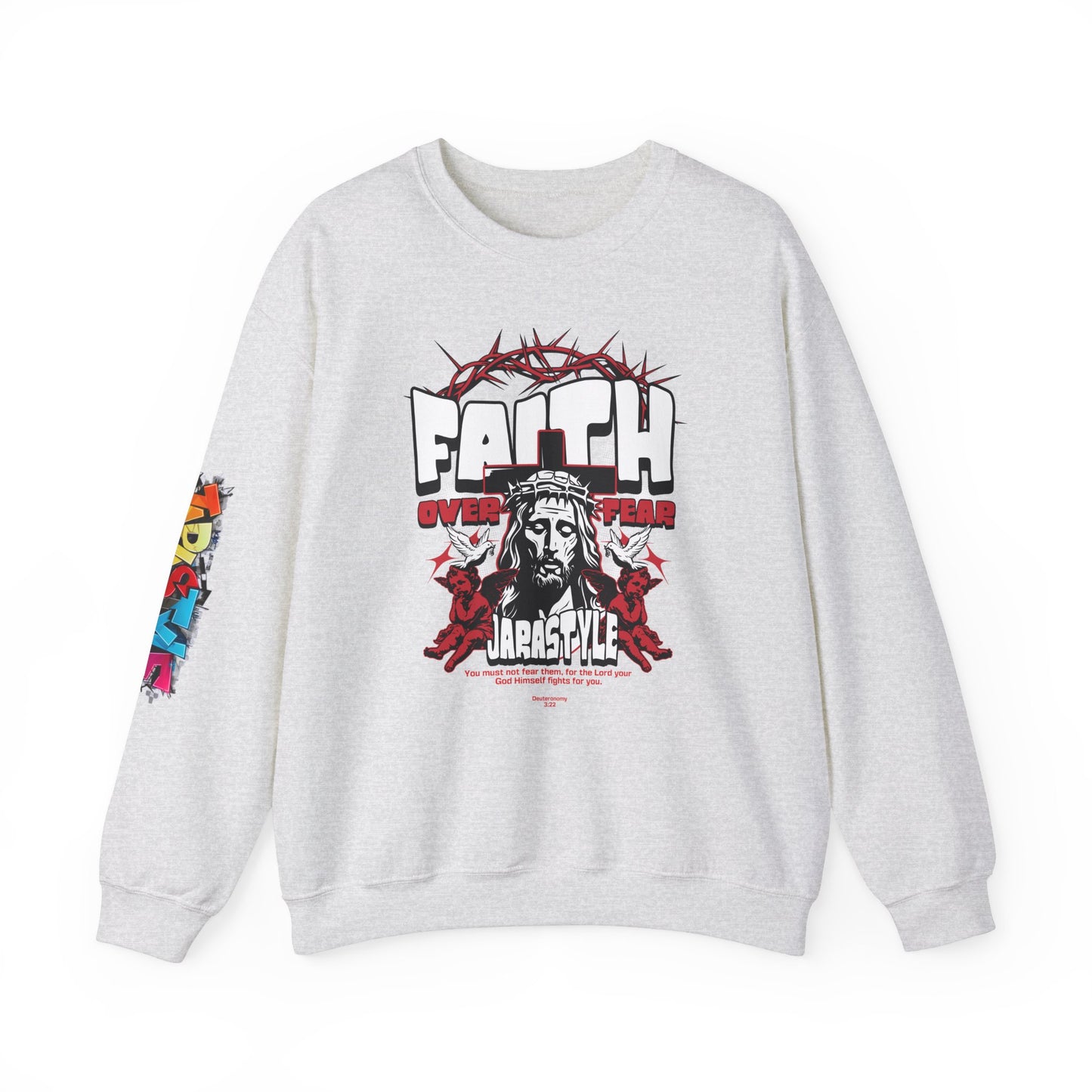 Faith in Jesus Sweatshirt: Warmth & Devotion | Jarastyle Divine Collection