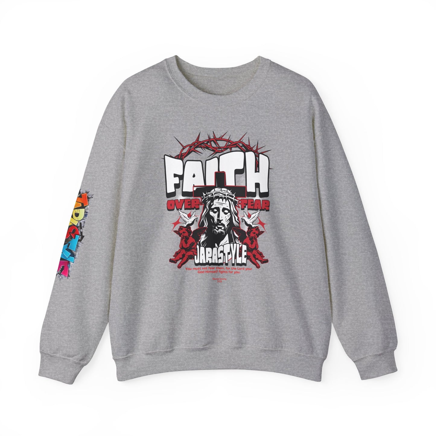 Faith in Jesus Sweatshirt: Warmth & Devotion | Jarastyle Divine Collection