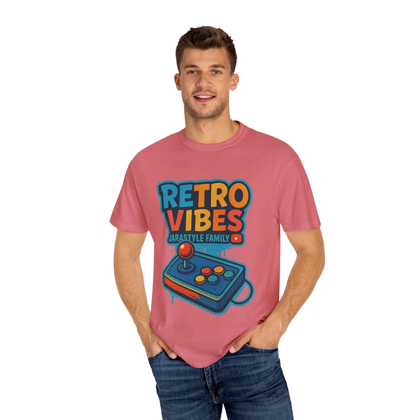 Retro Vibes Unisex T-Shirt | Gamer Apparel, Gift for Gamers, Casual Wear, YouTube Channel Merchandise, Vintage Gaming Tee