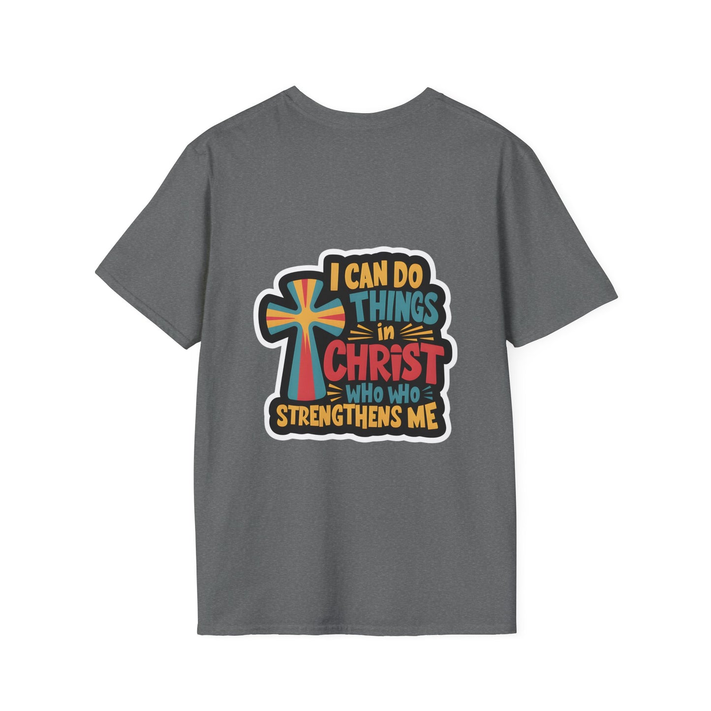 Faith Strength Tee: 'I Can Do All Things Through Christ' | Jarastyle Collection