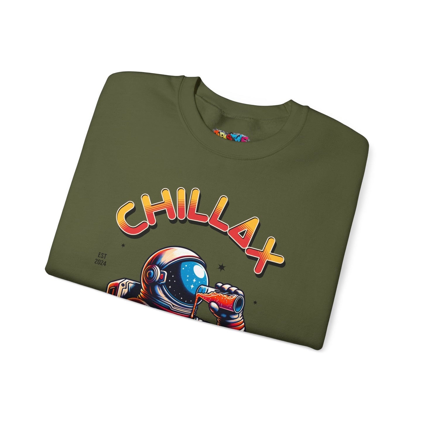 Chillax & Enjoy the Ramp Sweatshirt: Skateboarding Vibes | Jarastyle Skate Fam Collection