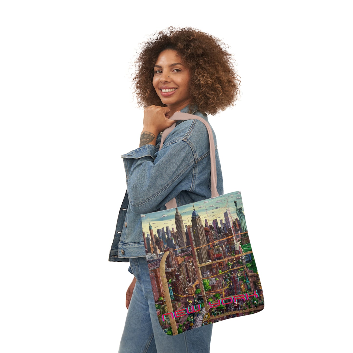 New York Vibes Tote Bag: Carry the City's Heart | Jarastyle Urban Collection
