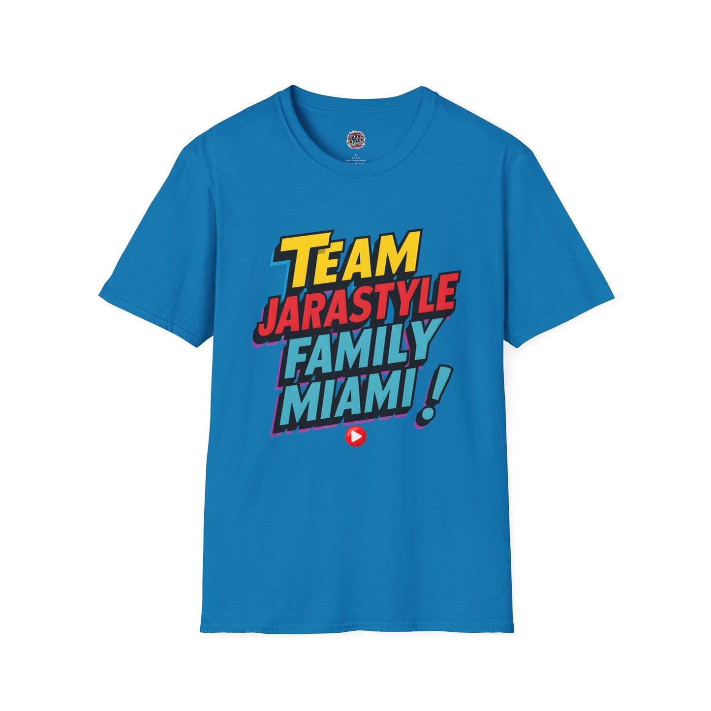 Team Jarastyle Family Miami Tee: United in Sunshine & Style | Official YouTube Channel Gear