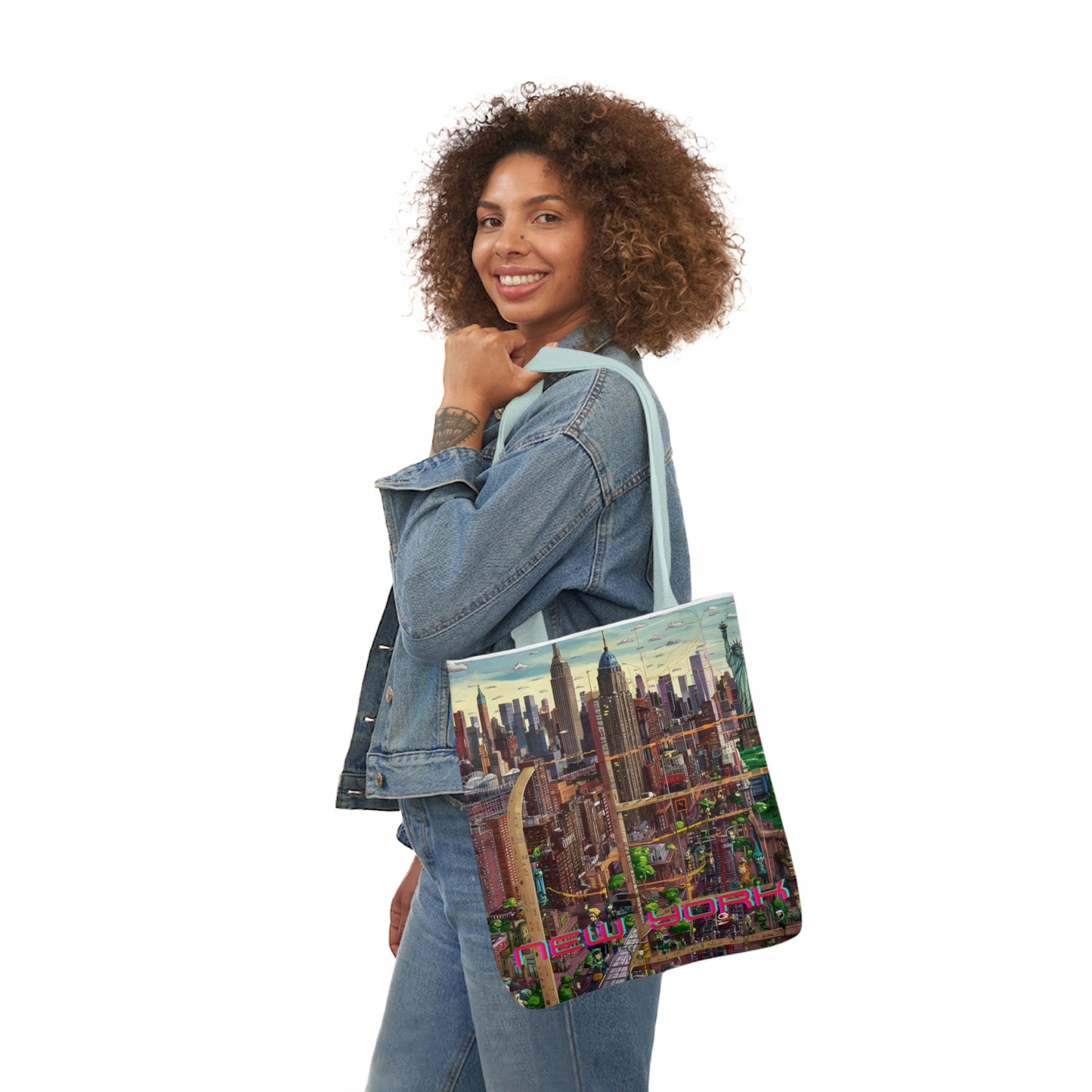 New York Vibes Tote Bag: Carry the City's Heart | Jarastyle Urban Collection