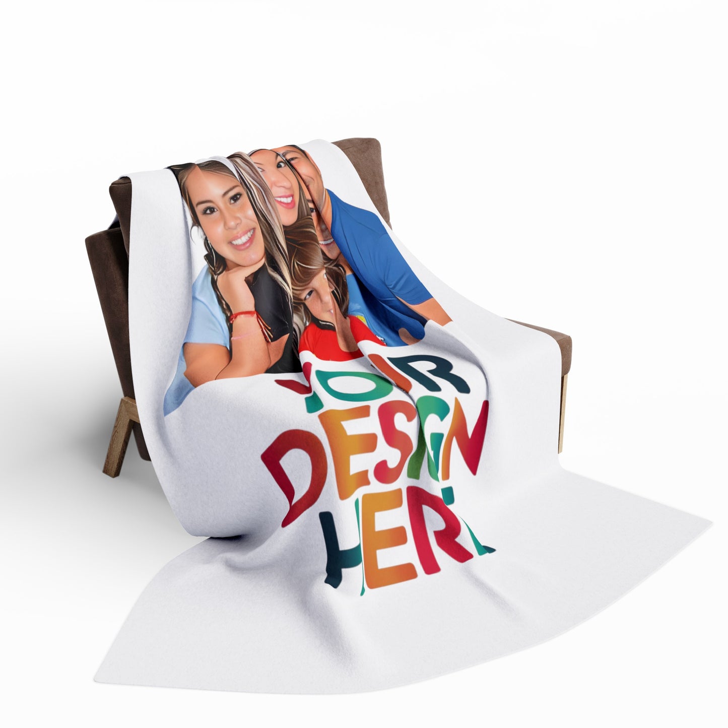 Custom Arctic Fleece Blanket: Add Your Design | Jarastyle Cozy Creations Collection