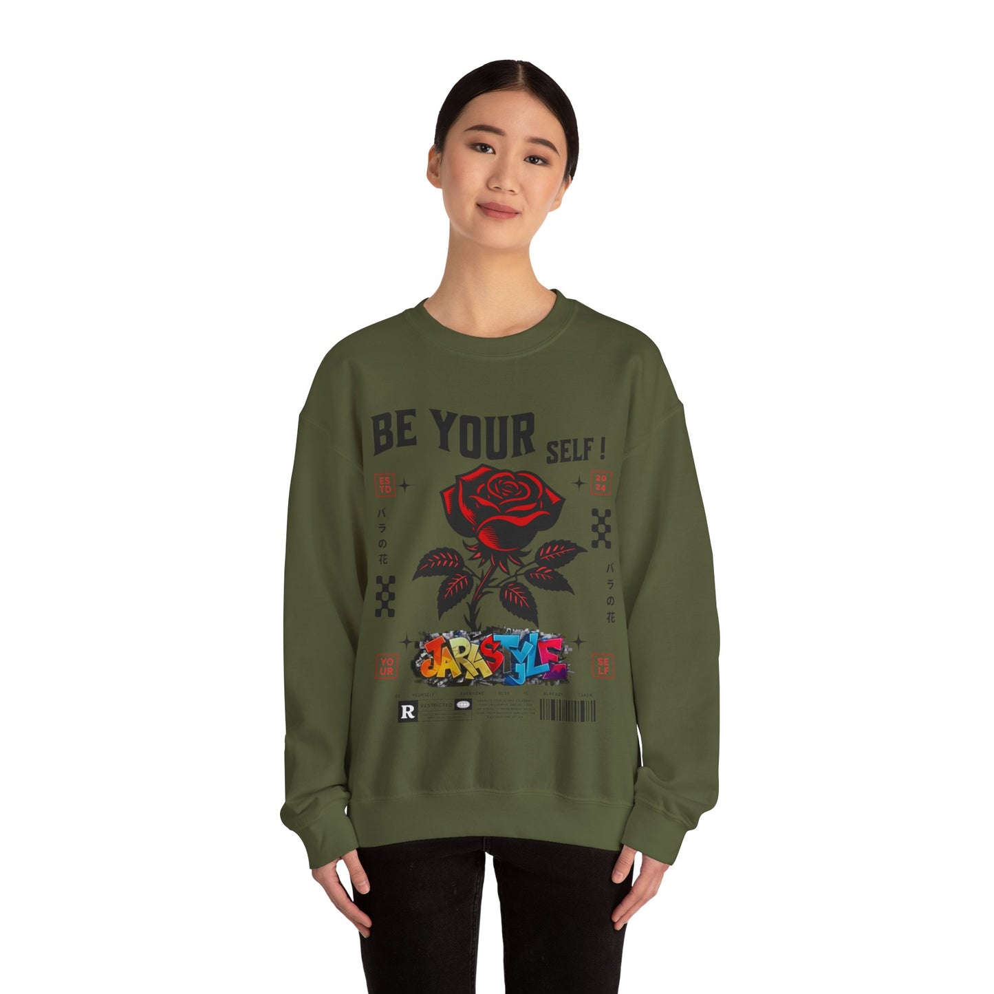 Be Yourself Sweatshirt: Authenticity in Style | Jarastyle Empowerment Collection
