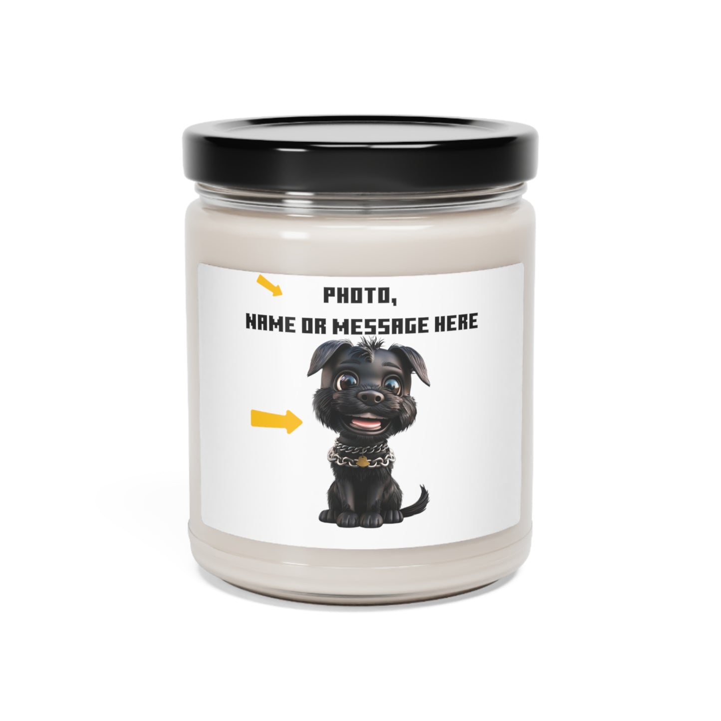 Create Your Light Custom Candle: Photo, Name, & Message | Jarastyle Personalized Gifts