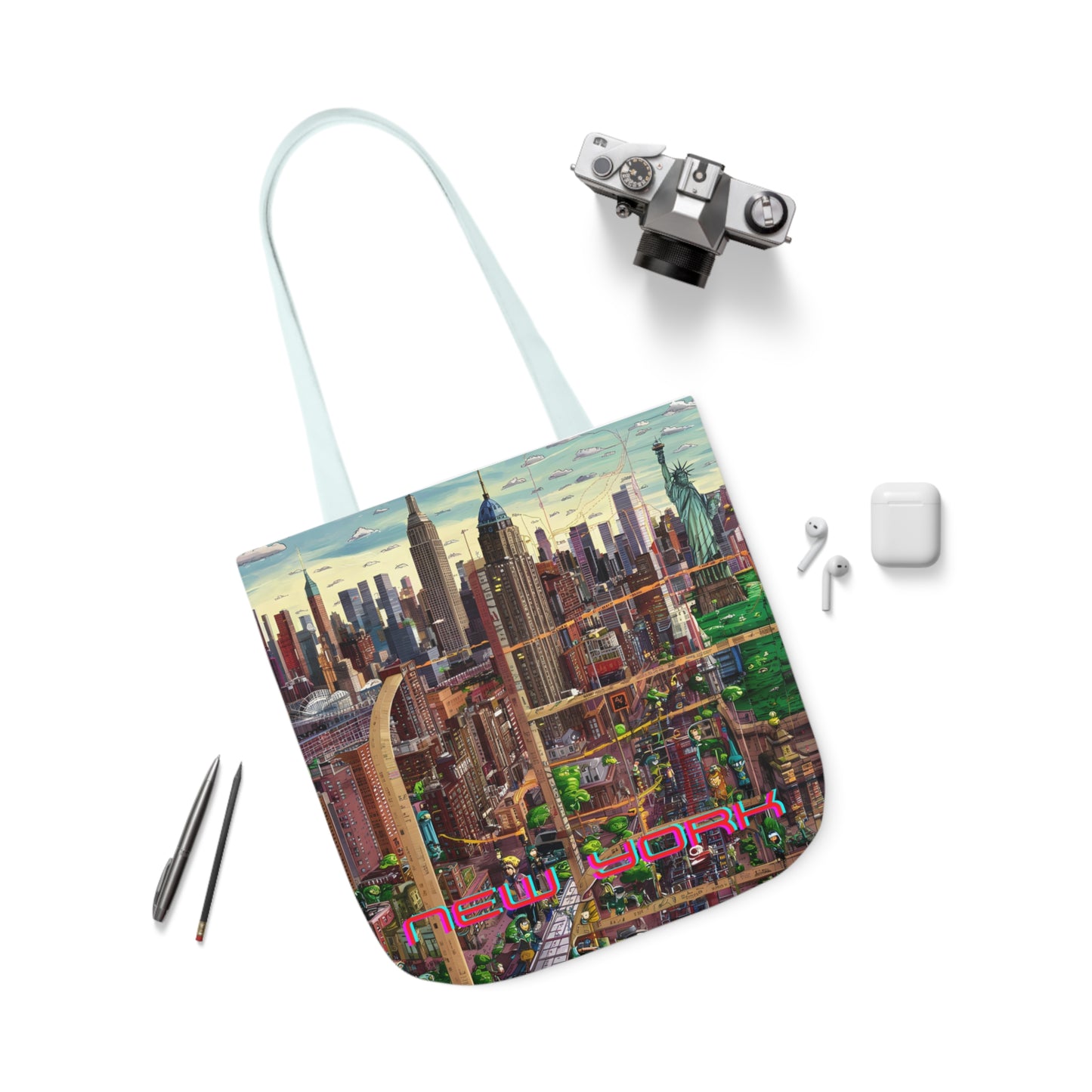 New York Vibes Tote Bag: Carry the City's Heart | Jarastyle Urban Collection