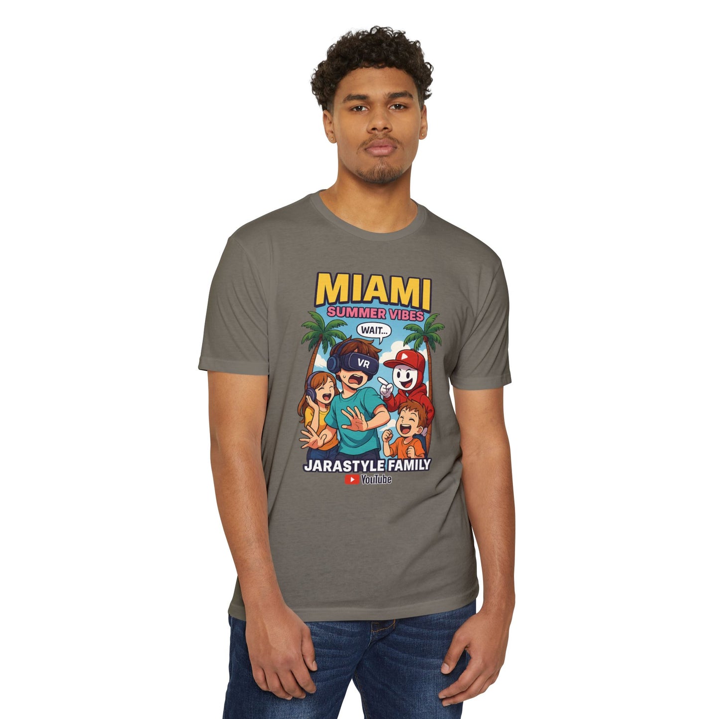 Miami Summer Vibes T-Shirt, Family Fun Tee, Unisex Graphic Shirt, Vacation Outfit, YouTube Merch, Casual Summer Wear