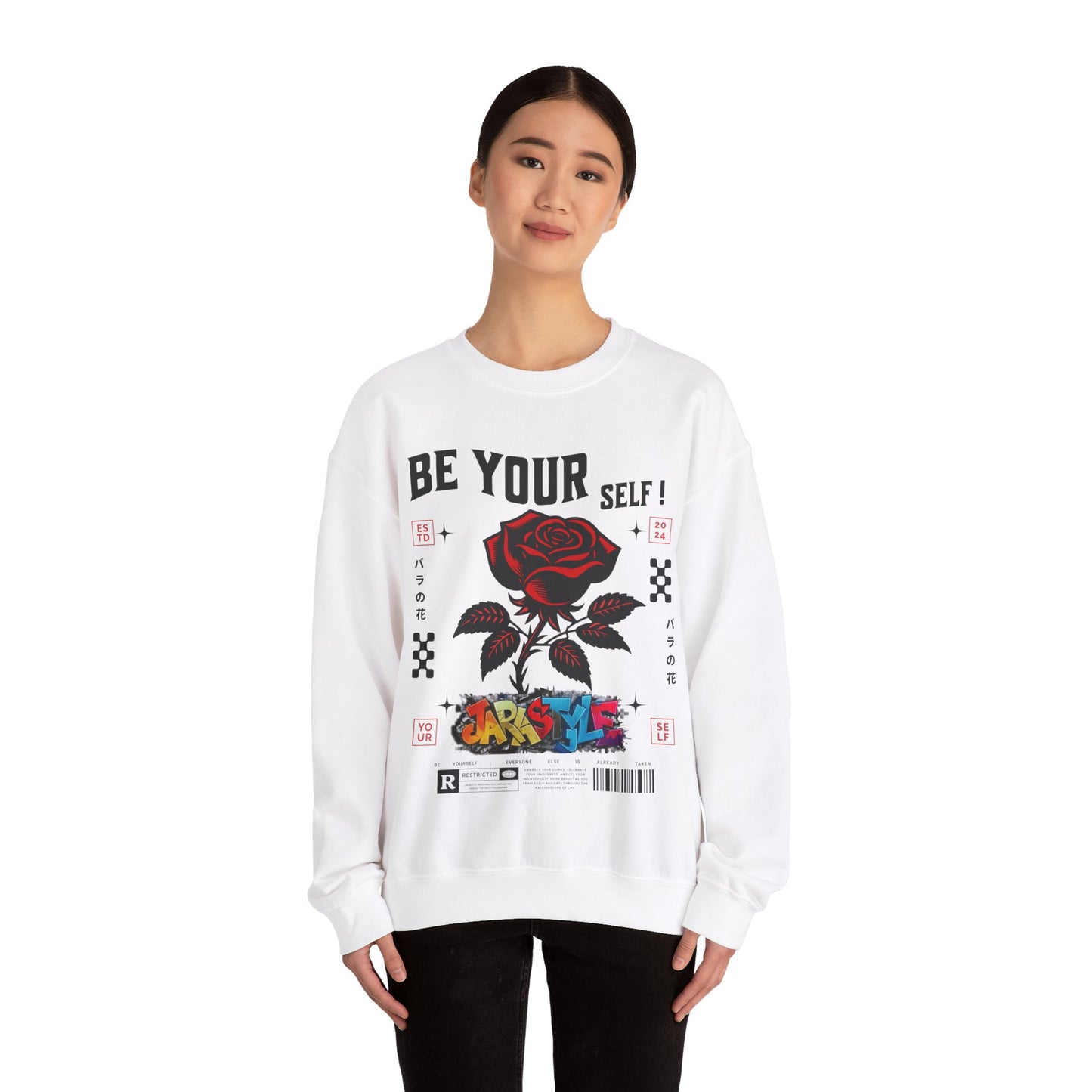 Be Yourself Sweatshirt: Authenticity in Style | Jarastyle Empowerment Collection