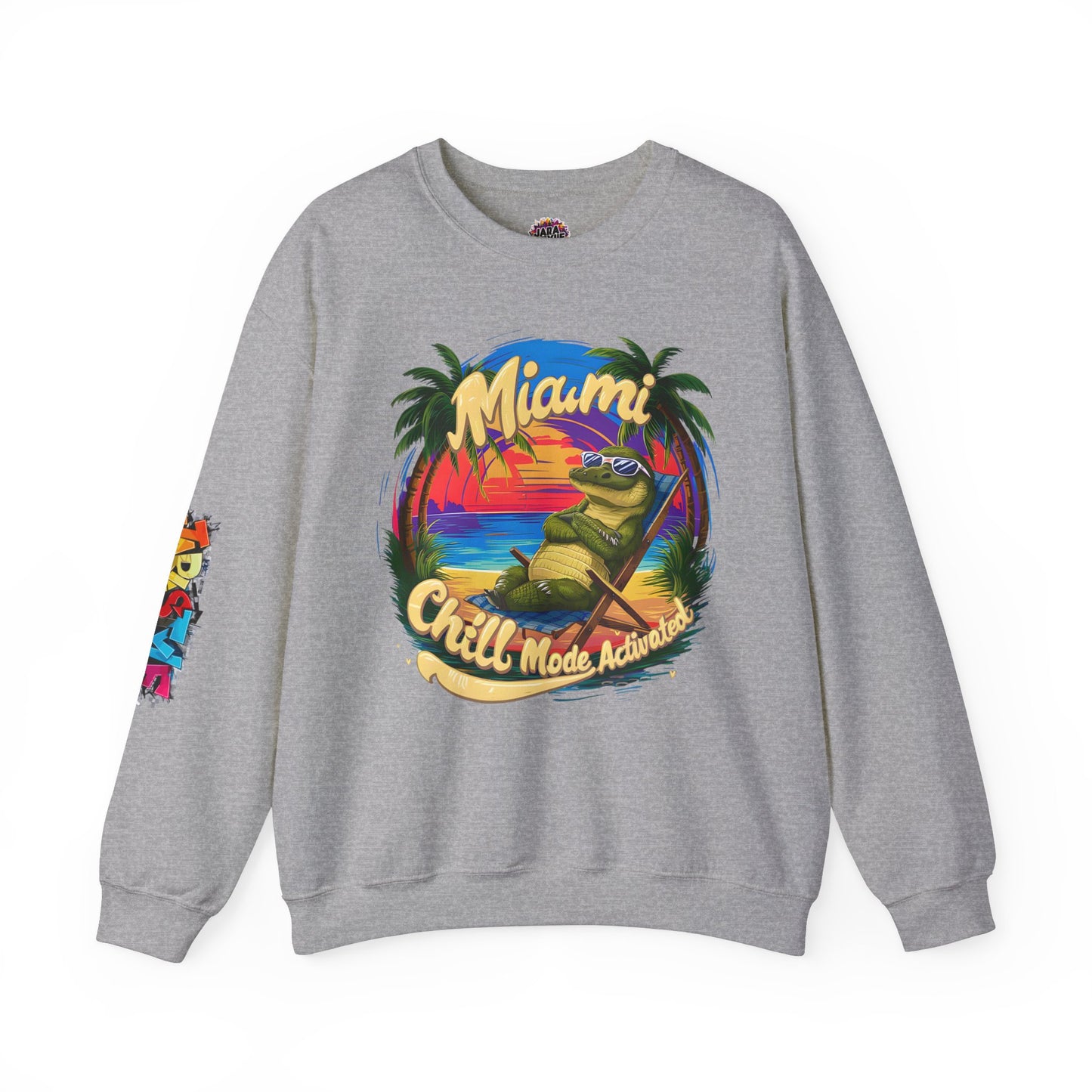 Miami Chilli Mode Activated Sweatshirt: Embrace the Vibes | Jarastyle Relax Collection