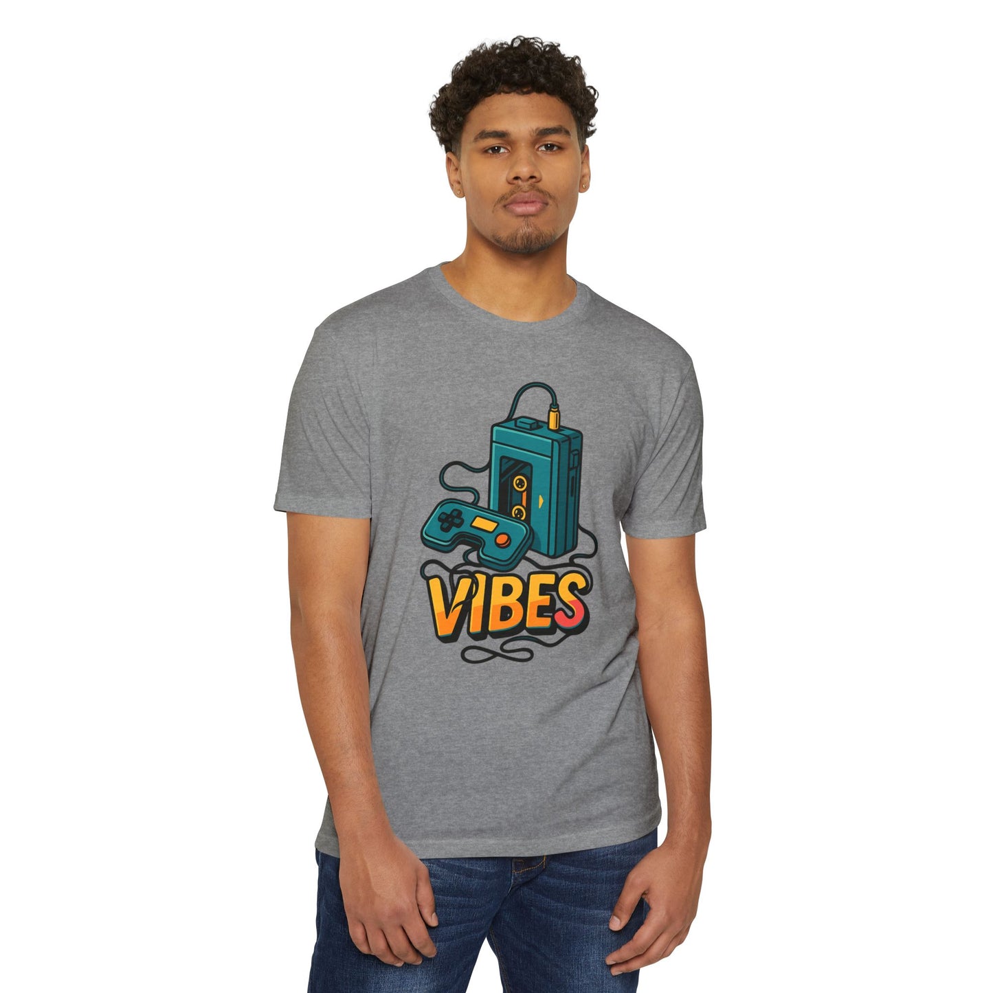 Vibes Gaming T-Shirt, Unisex Casual Tee, Gamer Apparel, Family Shirt, Gift for Gamers, Retro Vibe Shirt