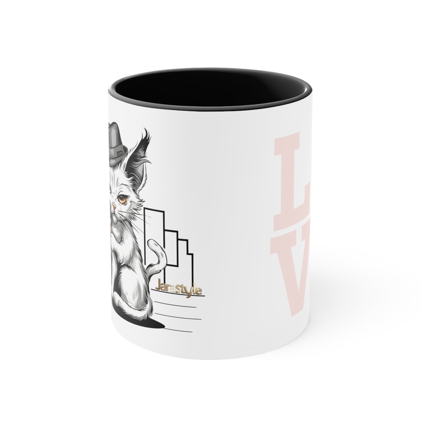 Cat Lover's Coffee Mug for Mom: 'I Want My Coffee Right Meaw' | Jarastyle Pet Collection