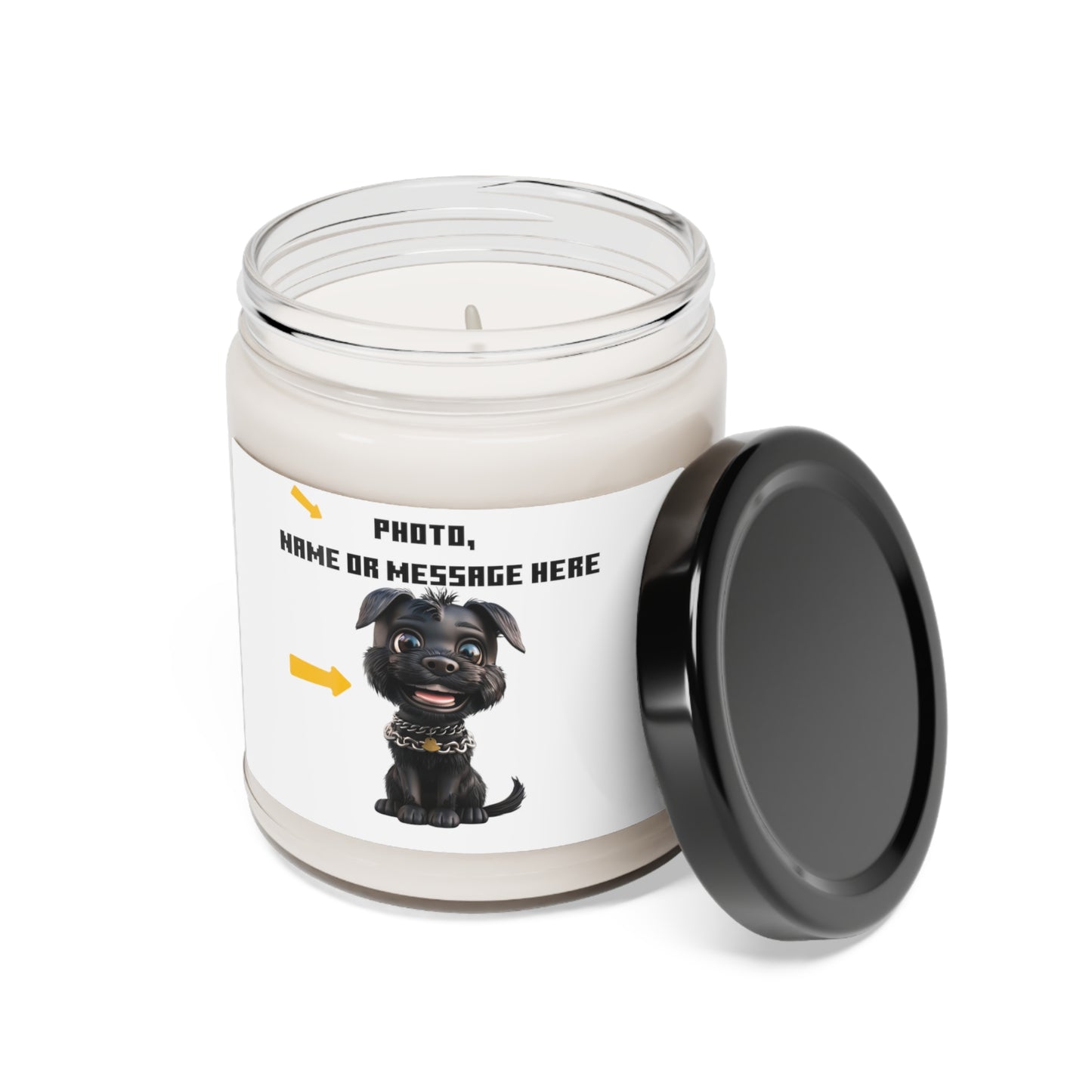 Create Your Light Custom Candle: Photo, Name, & Message | Jarastyle Personalized Gifts