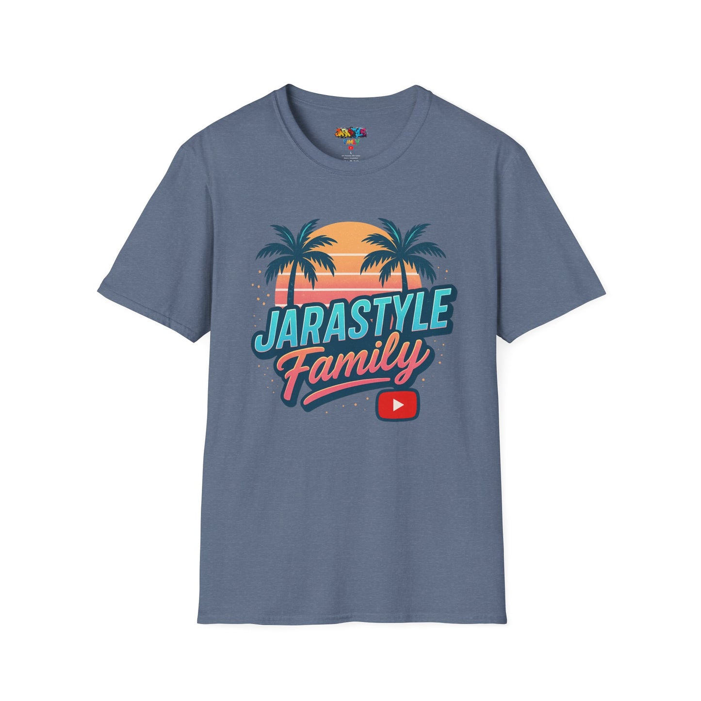 JARASTYLE Family T-Shirt - Unisex Softstyle Tee, Summer Vibes Shirt, Family Reunion Gift, Travel Clothing, YouTube Merchandise